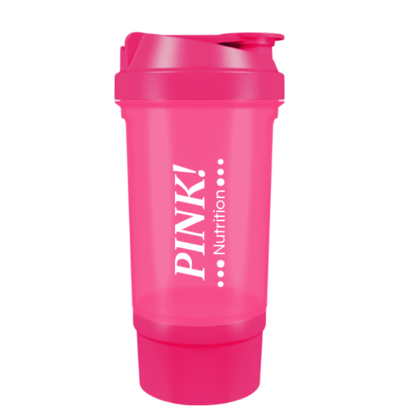 Shaker-Plus-Roze-Pink-2 - Bidons & Shakers
