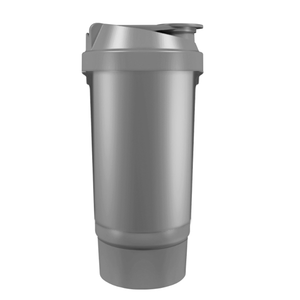 Shaker-Plus-Zilver-Silver-Silber - Bidons & Shakers