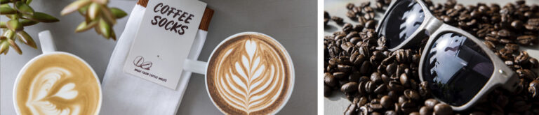 Werbeartikel aus Kaffeesatz