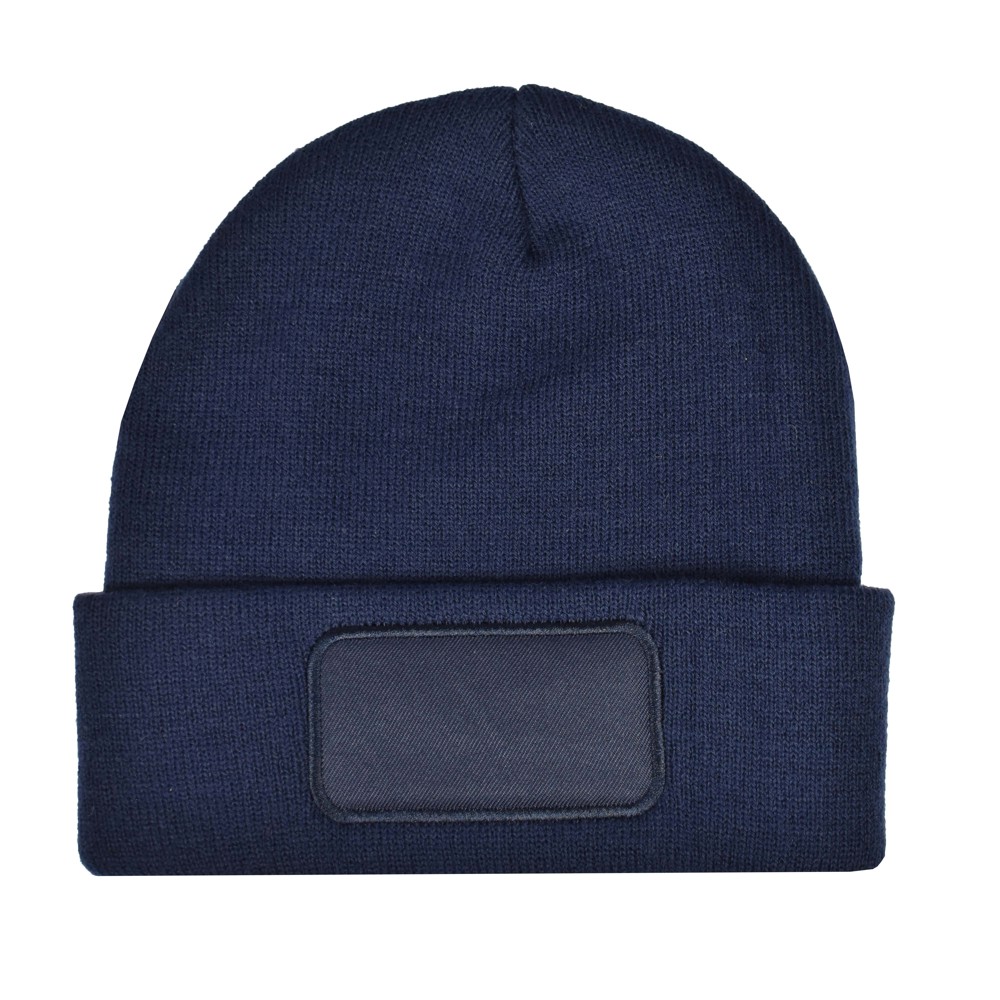 Strickmütze mit Logo besticken – rPET, One Size